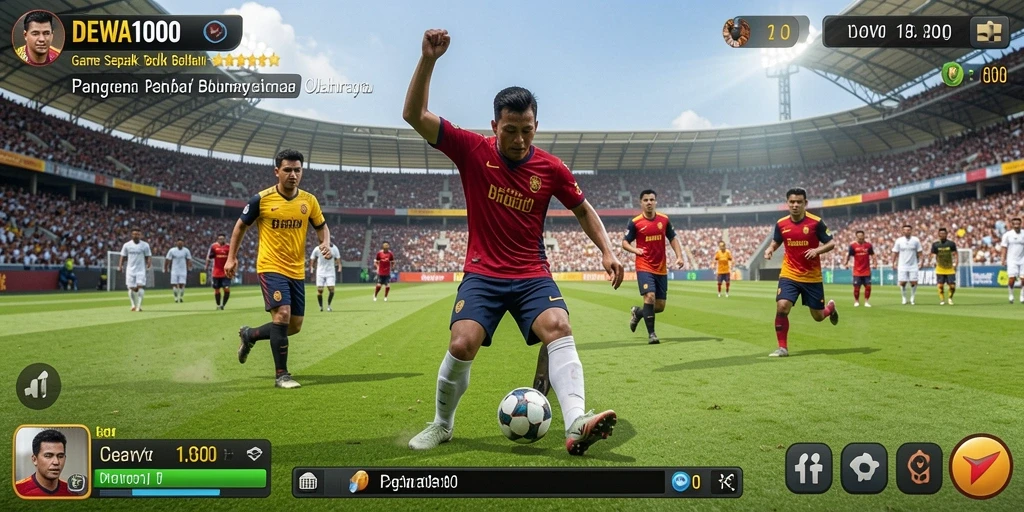 Tampilan gameplay menarik dari DEWA1000 yang penuh aksi.