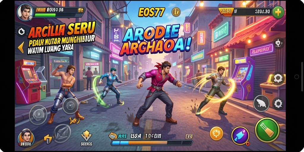 Menampilkan gameplay seru dan menantang dari EOS77.