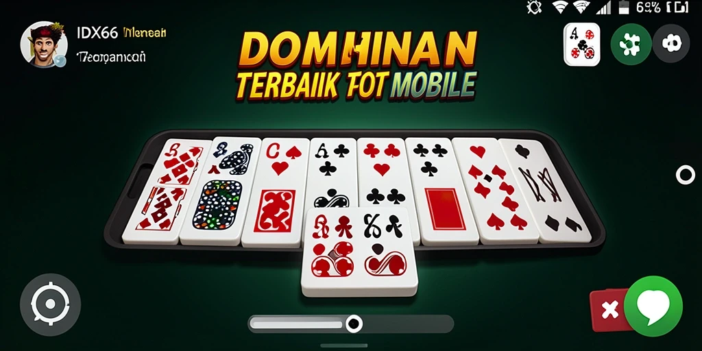 Tampilan gameplay seru dari aplikasi Domino IDX66.