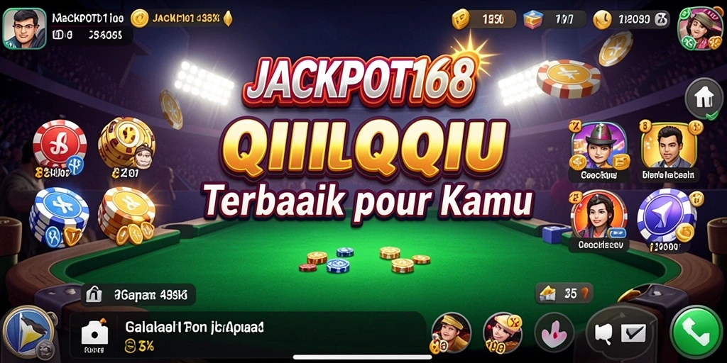 Tampilan gameplay QiuQiu di JACKPOT168 yang seru dan menarik.