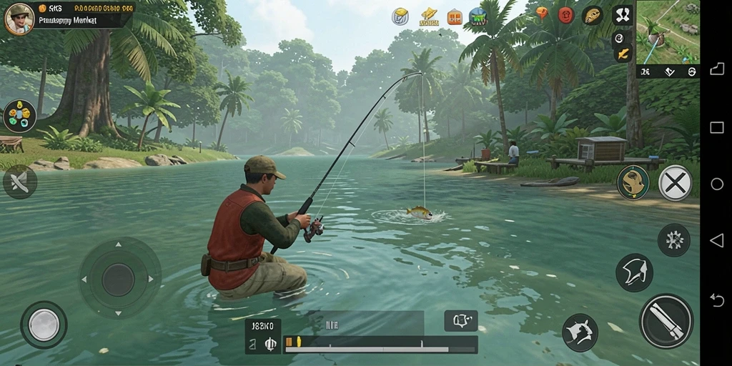 Tangkapan ikan yang megah dalam permainan K3K3