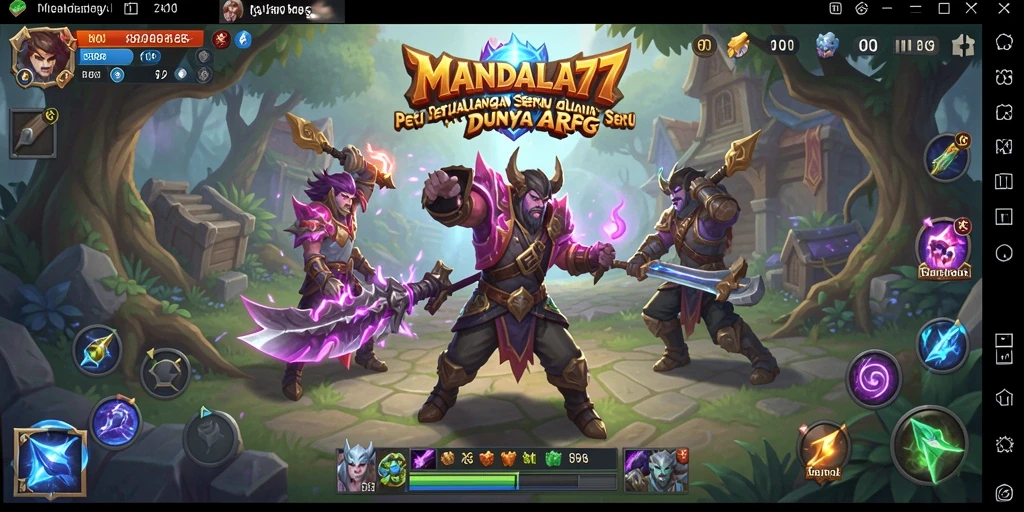Gameplay seru MANDALA77 dalam dunia ARPG yang menantang.