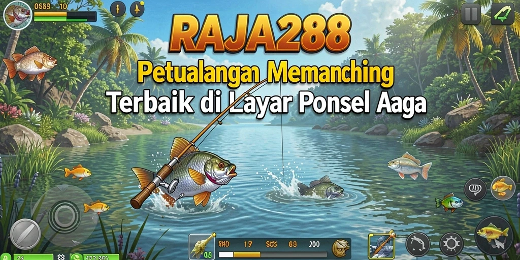 Tampilan menarik RAJA288 dengan aksi memancing yang seru.