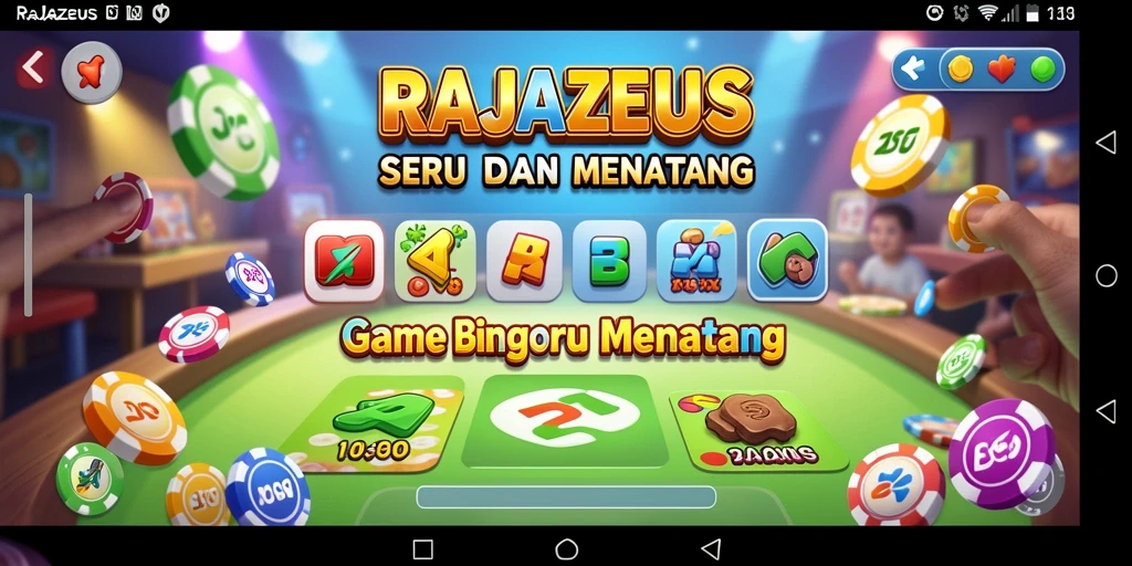 Screenshot gameplay Bingo RAJAZEUS yang menampilkan keseruan bermain.