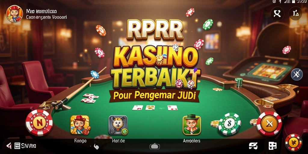 Screenshot gameplay RPRR yang menampilkan suasana Kasino yang menegangkan.