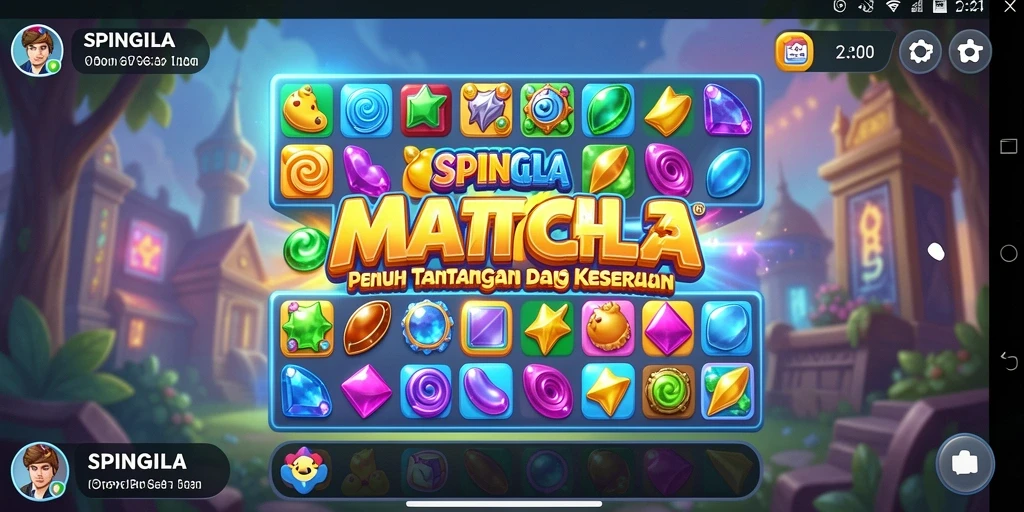 Menampilkan gameplay seru dan grafis warna-warni dari SPINGILA.