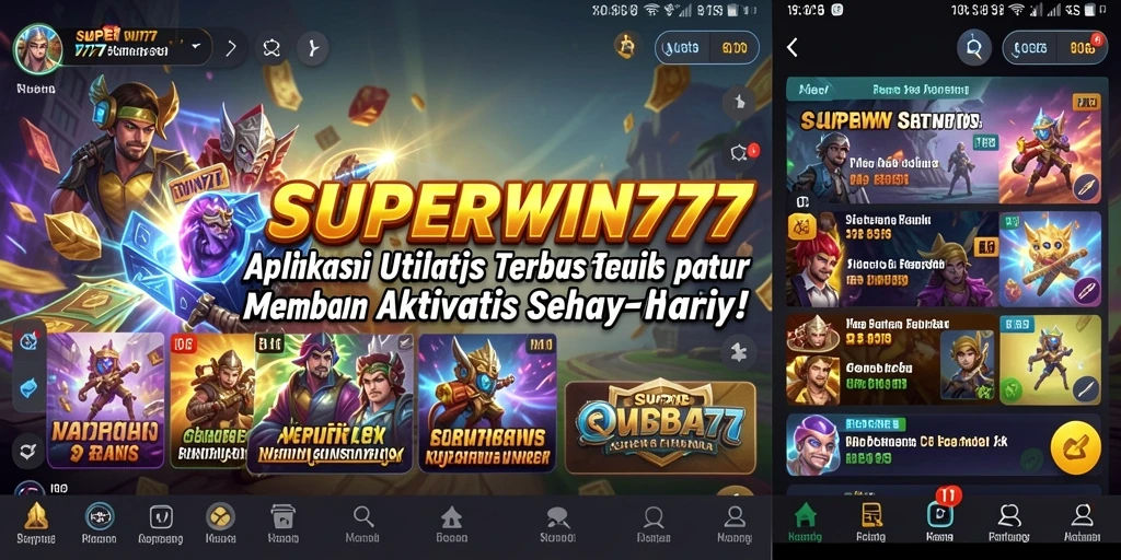 Tampilan antarmuka SUPERWIN777 yang sederhana dan user-friendly