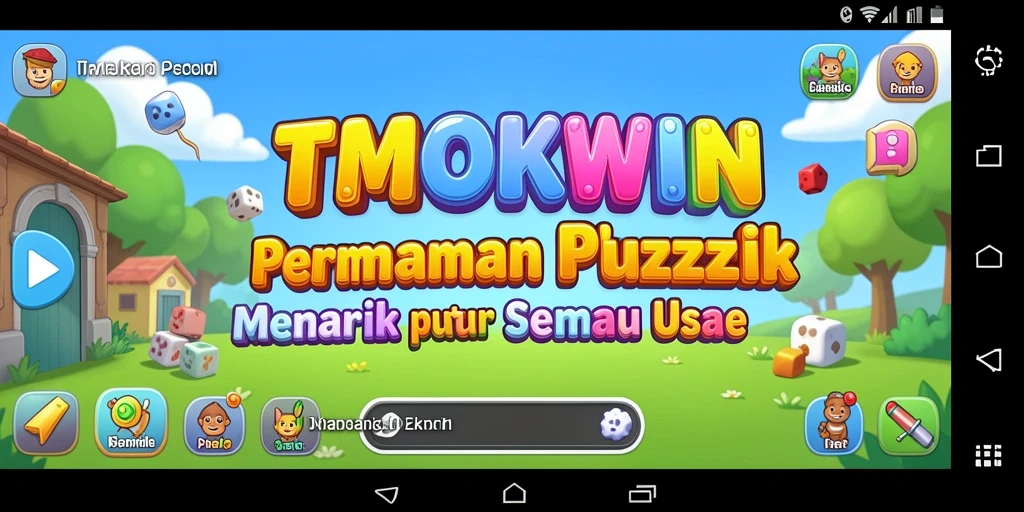 Screenshot gameplay TMOKWIN menampilkan tantangan puzzle yang seru dan menarik.