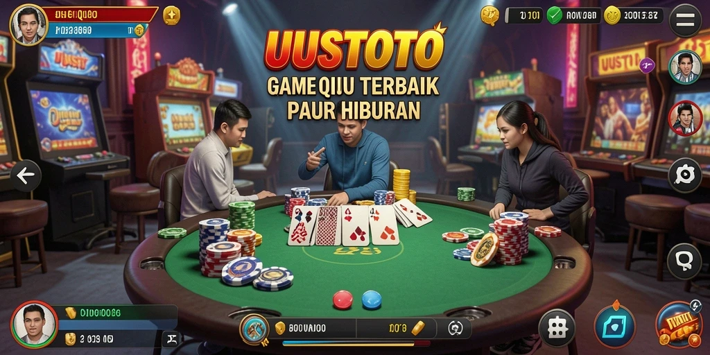 Tampilan gameplay menarik dari UUSTOTO dalam permainan QiuQiu.