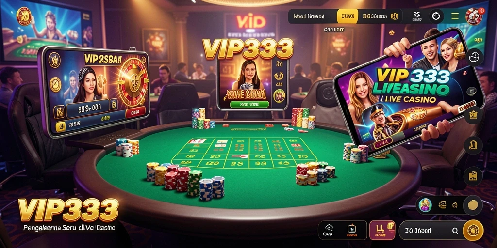 Gameplay menarik dari Live Casino di VIP333 dengan dealer langsung.