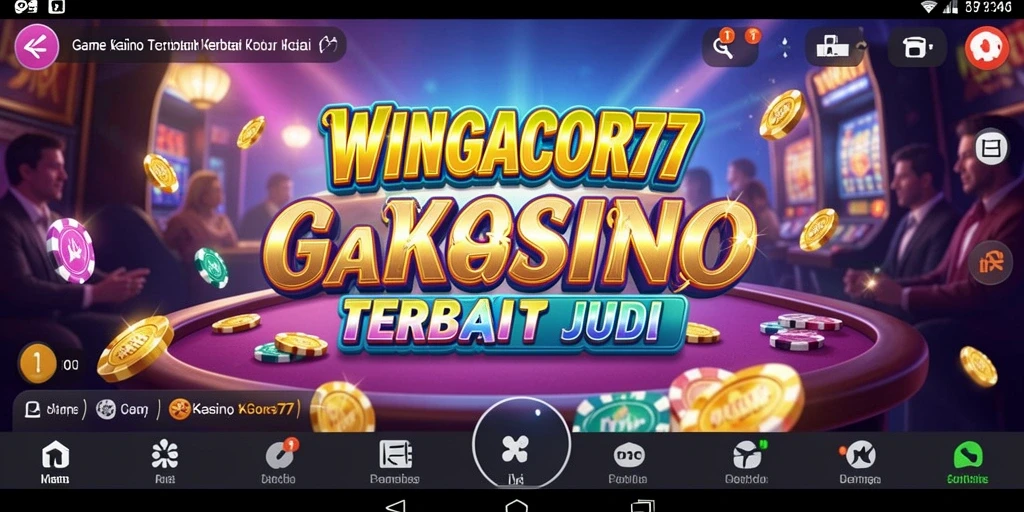 Tampilan gameplay WINGACOR77 yang seru dan menegangkan.